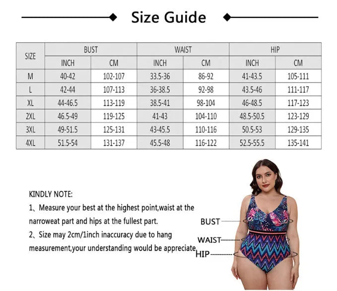 Women's blue printed one-piece swimsuit with spaghetti straps on a mannequin.