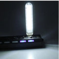 8pcs 5630 LED mini USB lights with U disk shape, PC shade, metal holder, 100x18mm, 5V USB powered.
