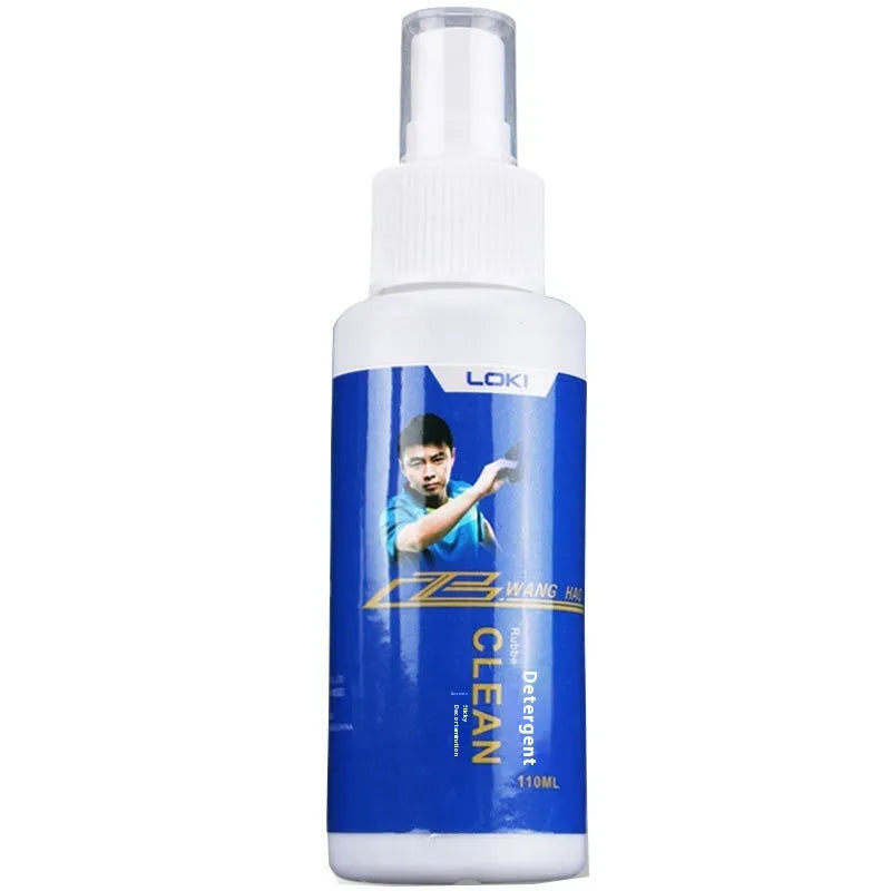 110ml table tennis rubber cleaning liquid bottle with sponge applicator