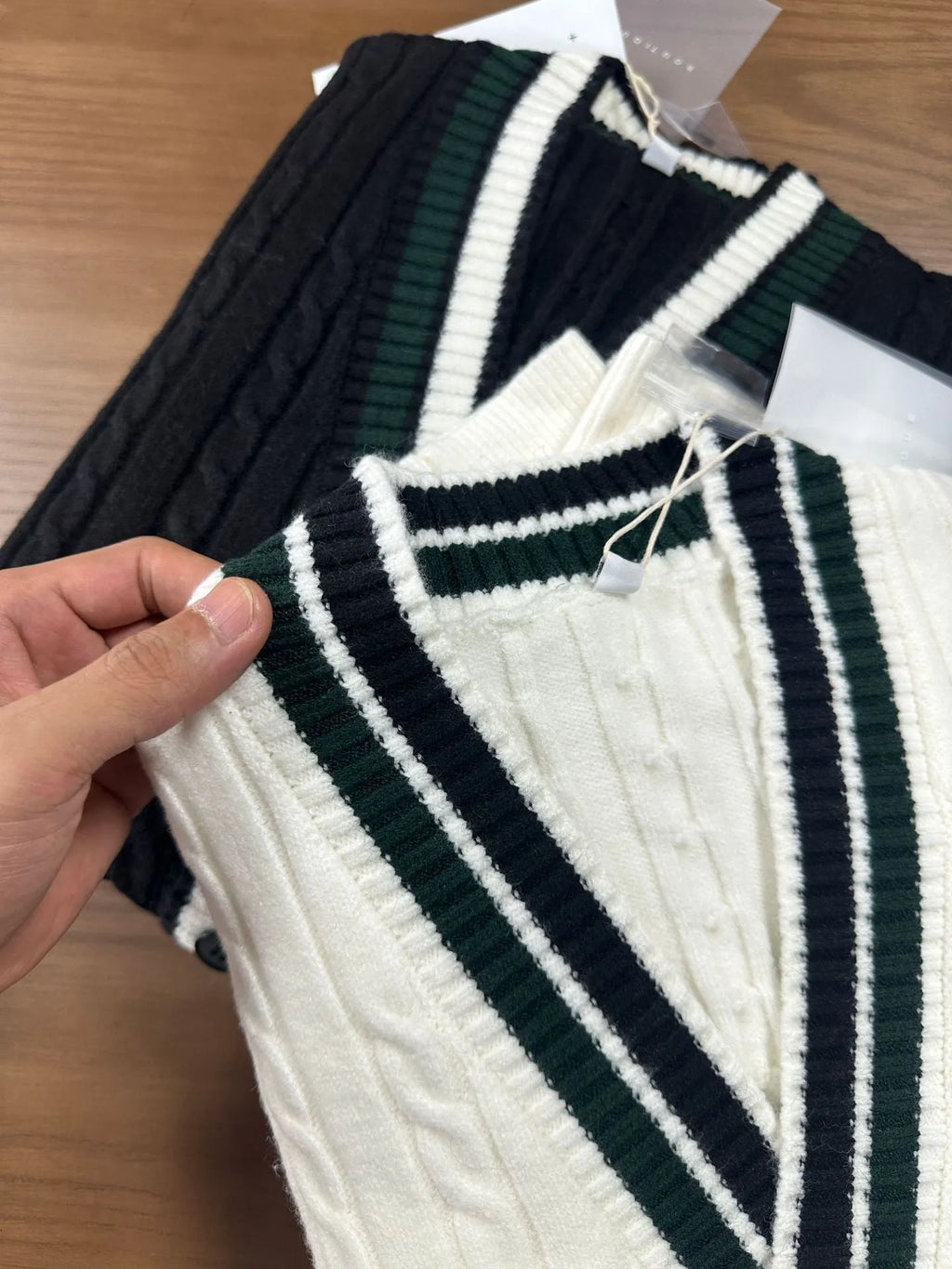 Men's twist texture lyocell blend cardigan sweater coat in white, straight fit, open front casual top