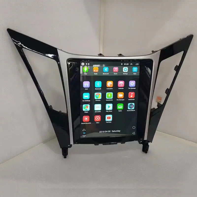 Vertical 9.7 inch Android smart car navigation system for Hyundai Sonata 2008 dashboard