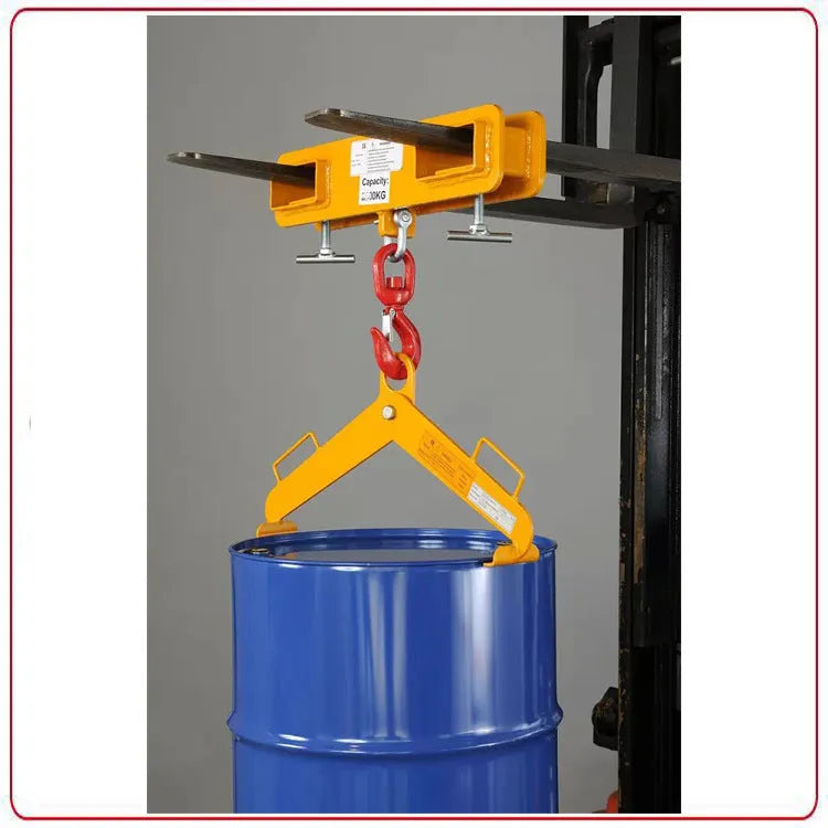 MK forklift hook with rotatable design and safety locking device for crane applications