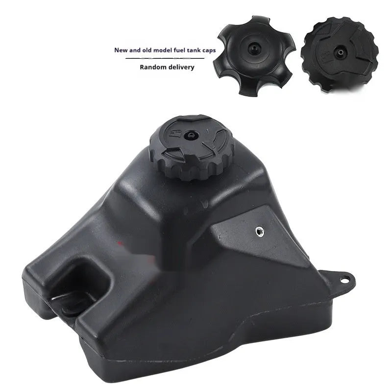 CRF50 plastic fuel tank with cap, 24x14x25cm and 0.9kg, for scrambling motorcycle use