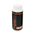 White magnesium carbonate sports anti-slip powder in container for badminton and gym use.