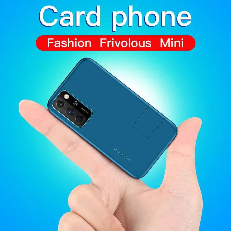 SOYES 1.8-inch mini phone in black, with dual SIM and micro SD slot, compact size