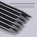 Carbonized Pencil Suit set showing 6 graphite and 3 carbonized pencils on suction card packaging.
