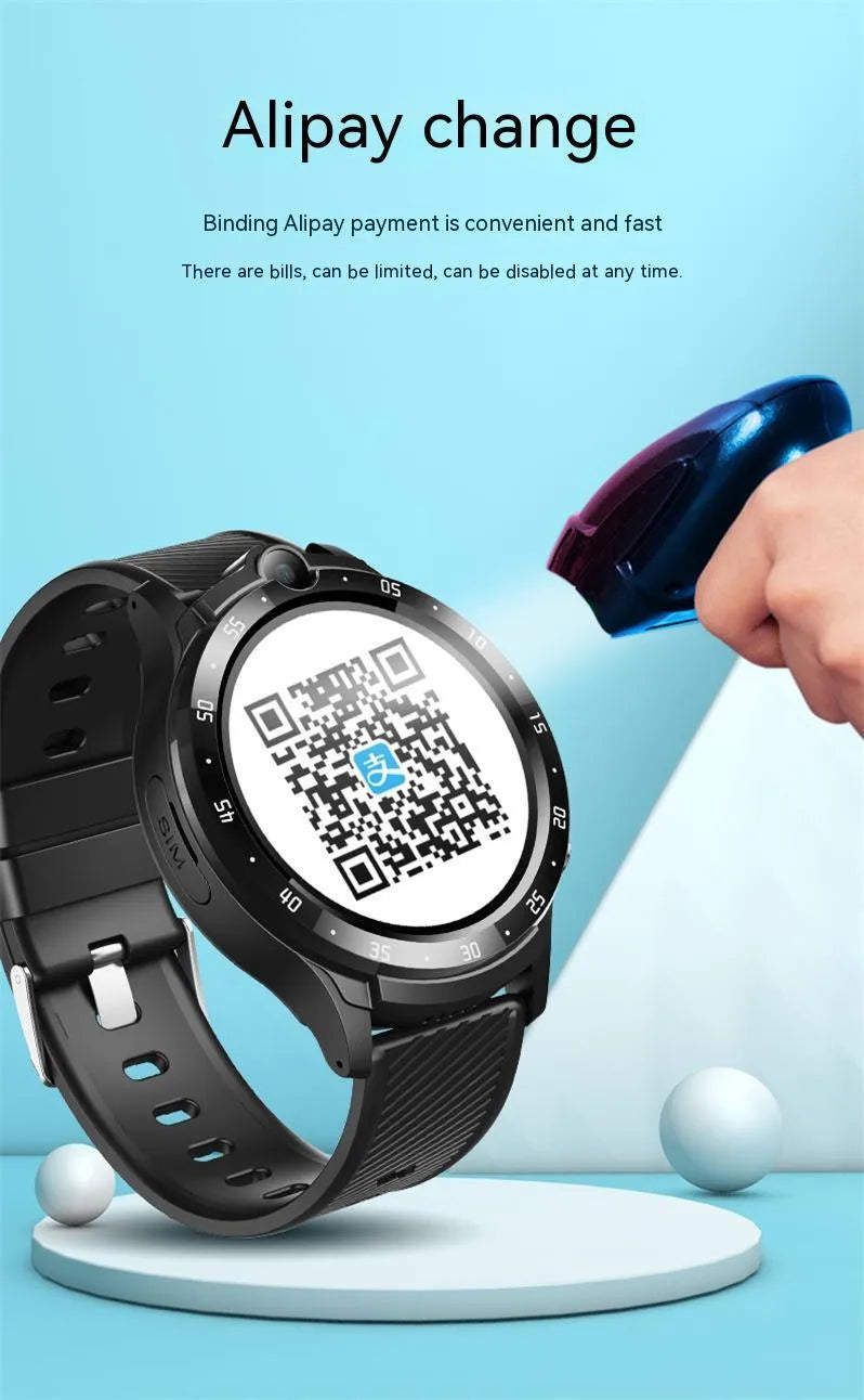 Smart Watch Watch3 black touch screen with Bluetooth calling and fitness tracking features