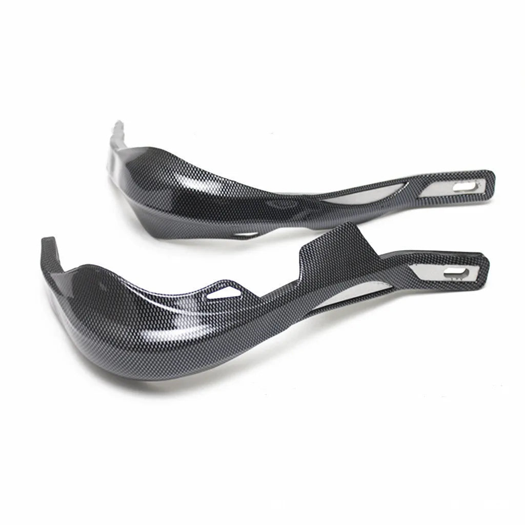 SL-variable off-road motorcycle hand guard in snakeskin colour with aluminium and plastic construction