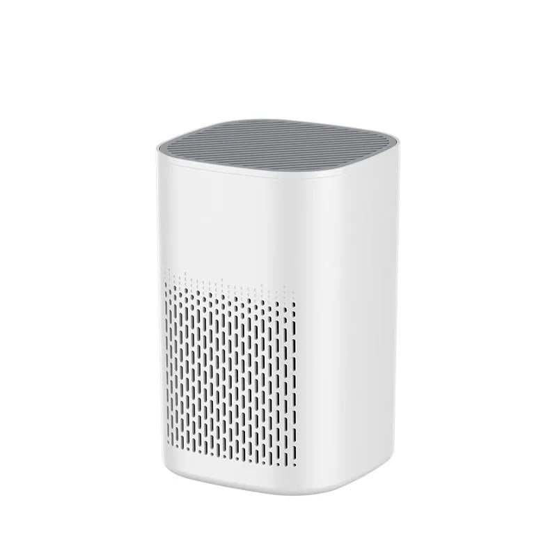 Simple style desktop air purifier unit with USB cable connection