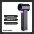 Ducted high-speed turbofan electric blower for car washing and outdoor dust removal