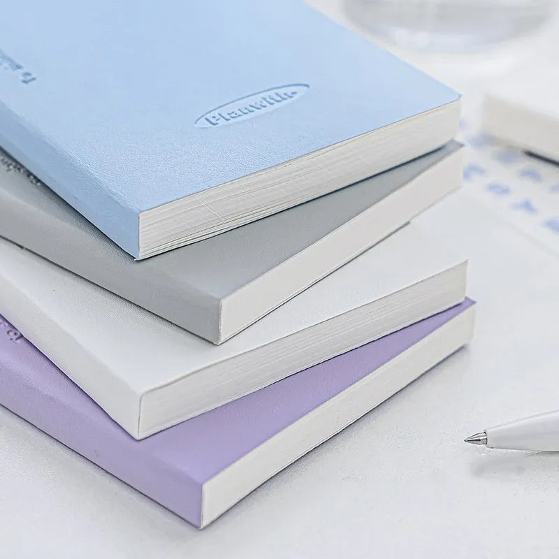 Embossed meter book notebook with 80 pages in five colour options