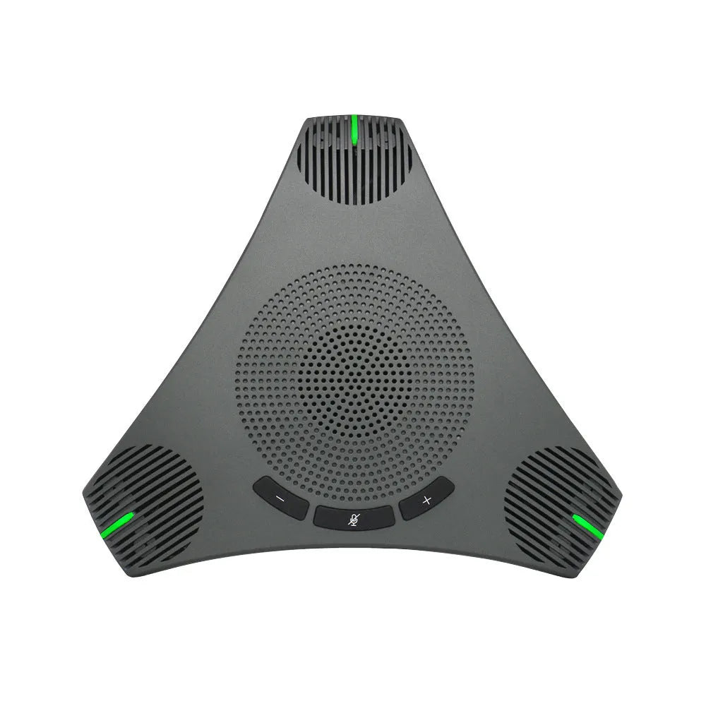 Black wired USB microphone, 5W 5V, 203.5x178.6x40mm, for desktop recording and podcast use