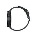 Dual band GPS smart watch with 1.43-inch touch screen and silicone strap in black, white, or blue