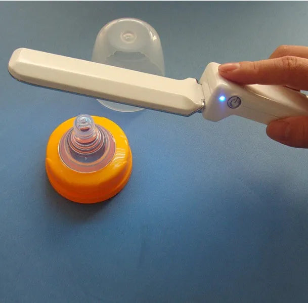 UV disinfection stick with plastic housing, L125xW35xH25mm, and induction switch