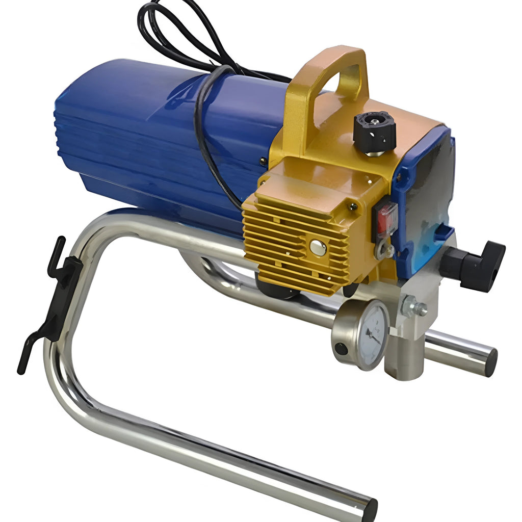 Blue 110V electric airless spraying machine with spray gun and accessories kit