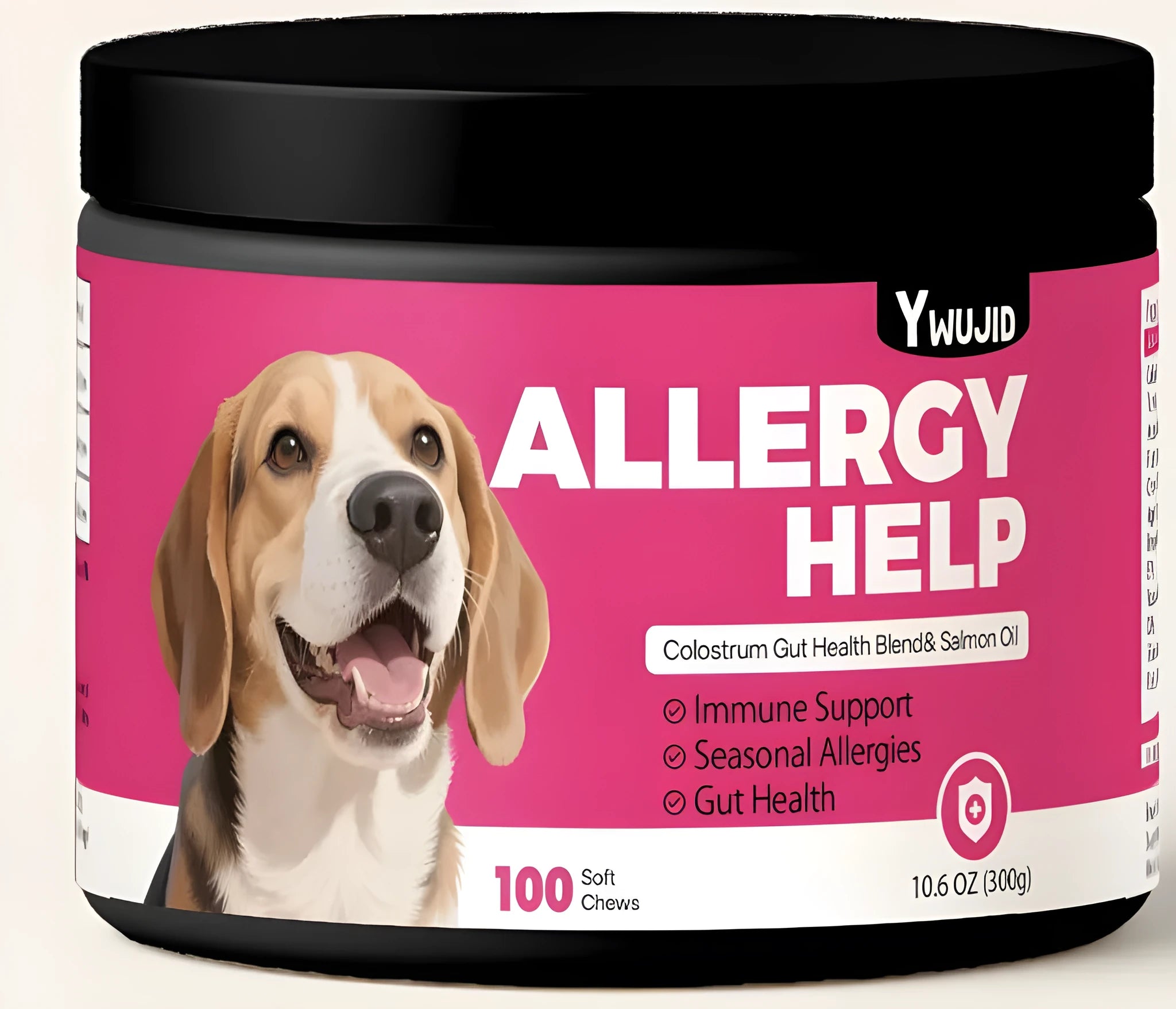 Canister of 300g anti-allergy soft granule supplement for dogs and cats