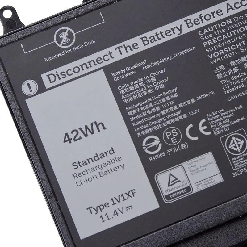Dell 5501 5401 laptop battery 42WH 11.4V built-in replacement with model code labels