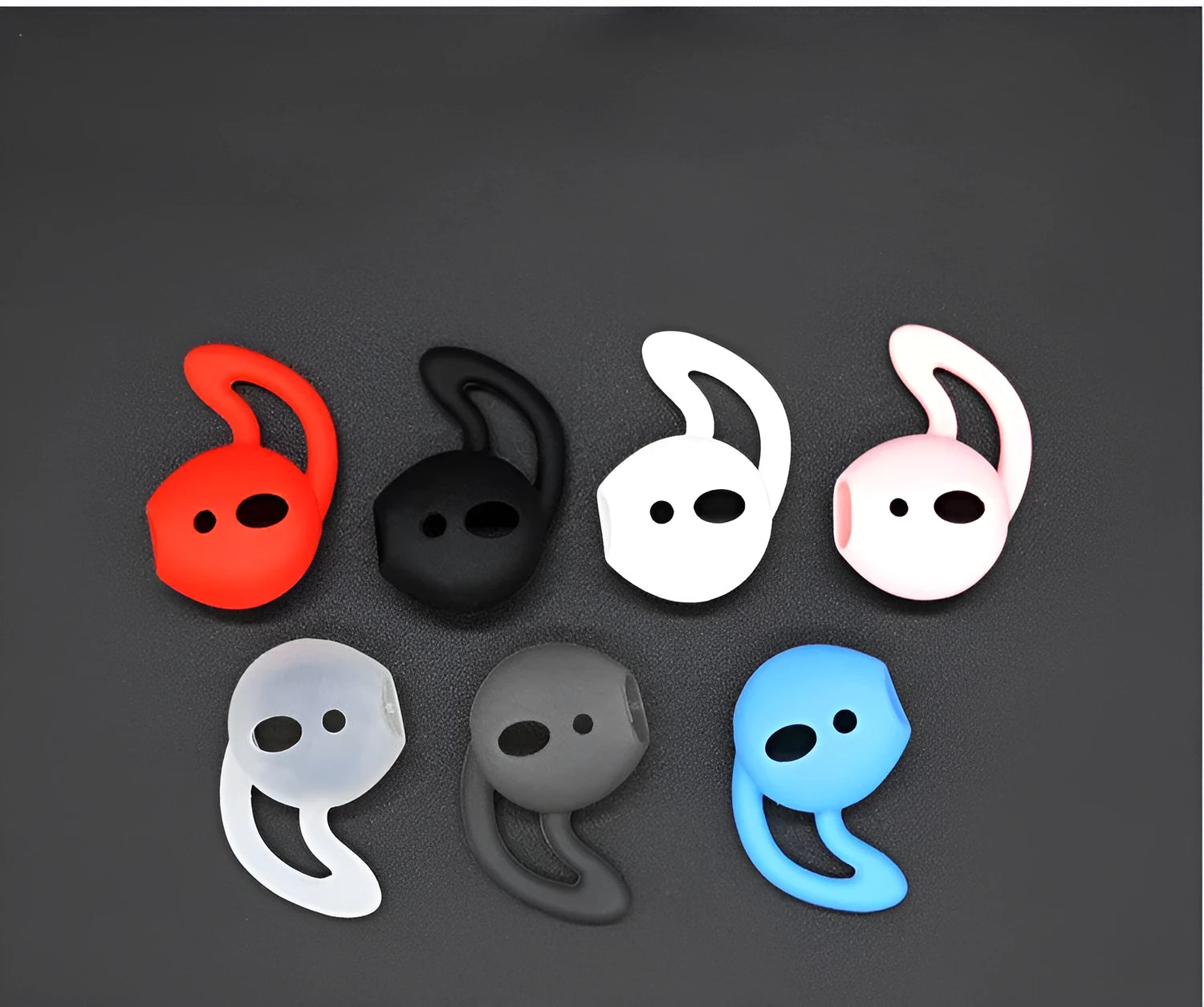 Single silicone ear cap for Apple AirPods wireless earphones in selected colour