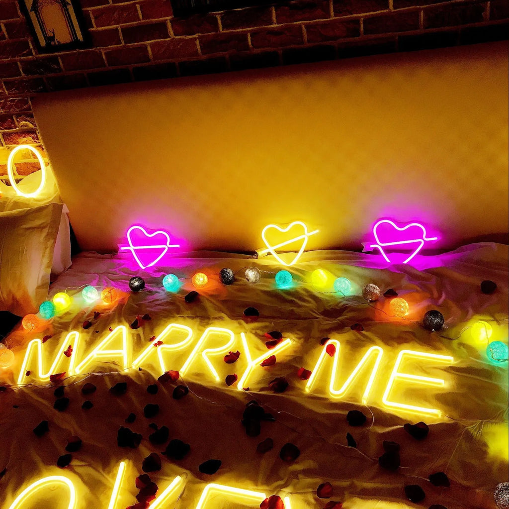 LED plastic shell letter lamp showing an example letter, with switch control, for use as a night light.
