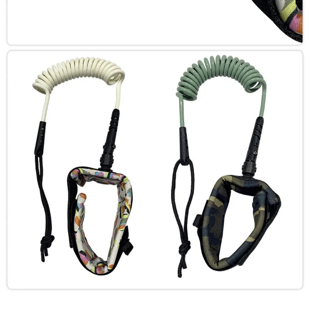 High elastic surfboard hand holding rope for surfboards and bodyboards.