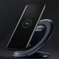 Black and white wireless charging pad for Samsung Galaxy Note Edge with USB connection