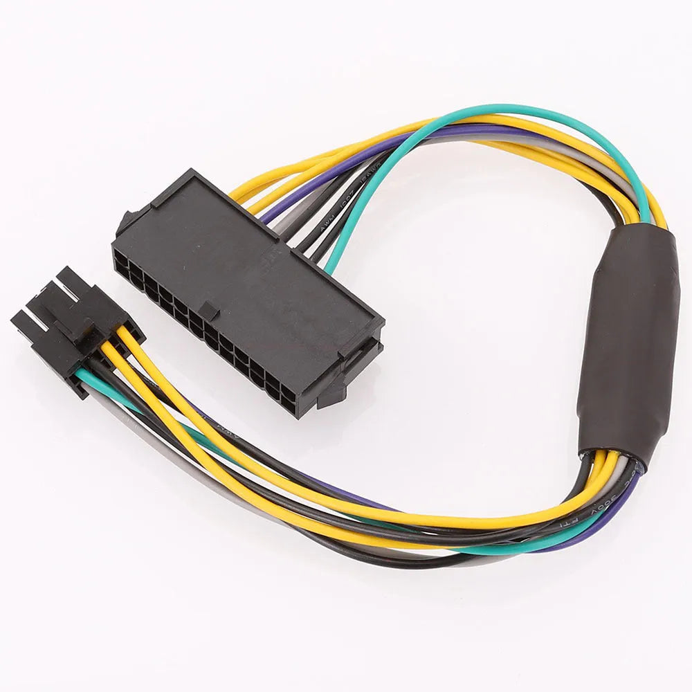 DELL Optiplex ATX 24-pin to 8-pin motherboard power adapter cable, 30cm black