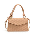 Women's one shoulder PU handbag, horizontal square shape, available in five colours