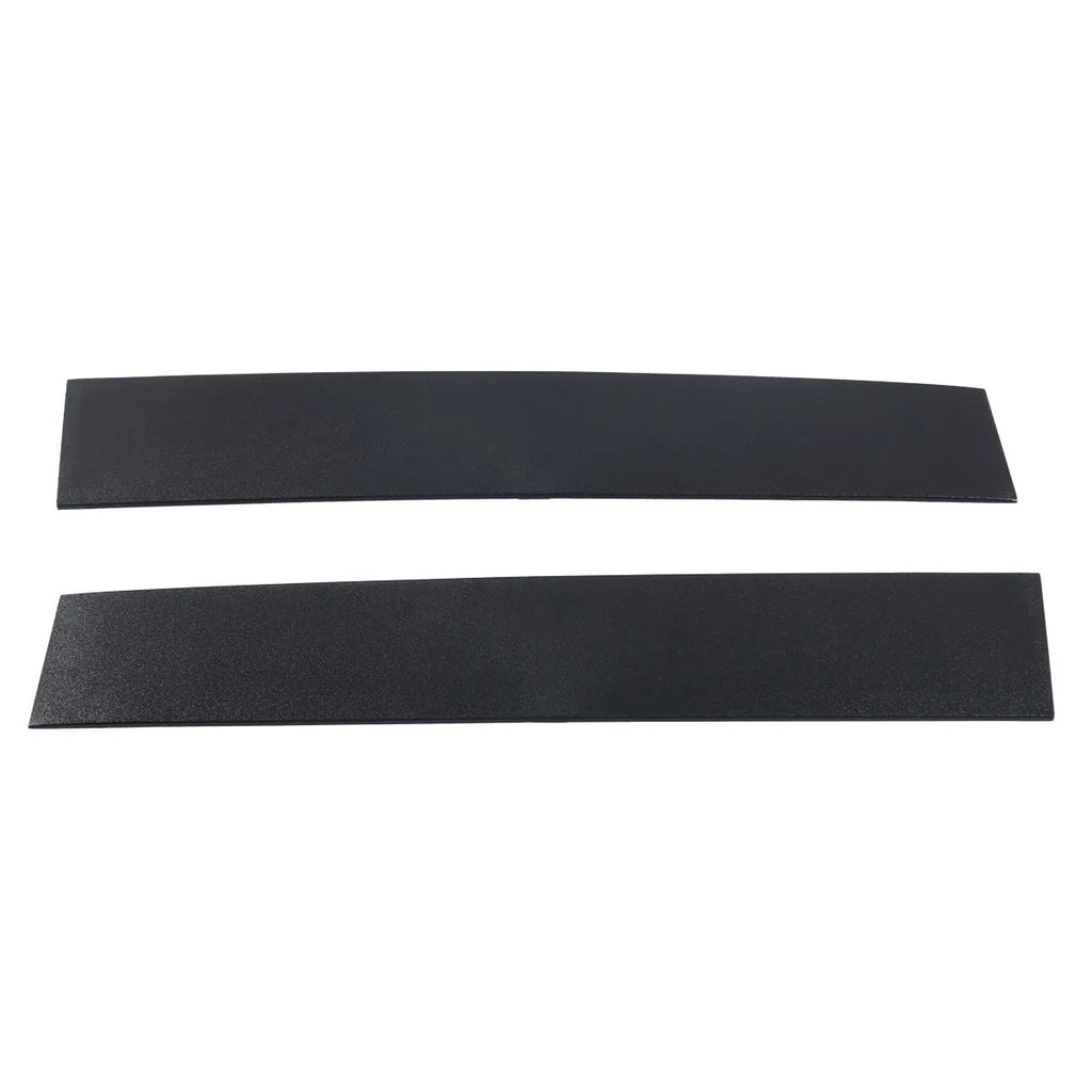 Car door glass trim strip 5020664AA 5020665AA for Dodge Caravan 2008-2020, black, 530mm x 83mm x 7mm, one pair