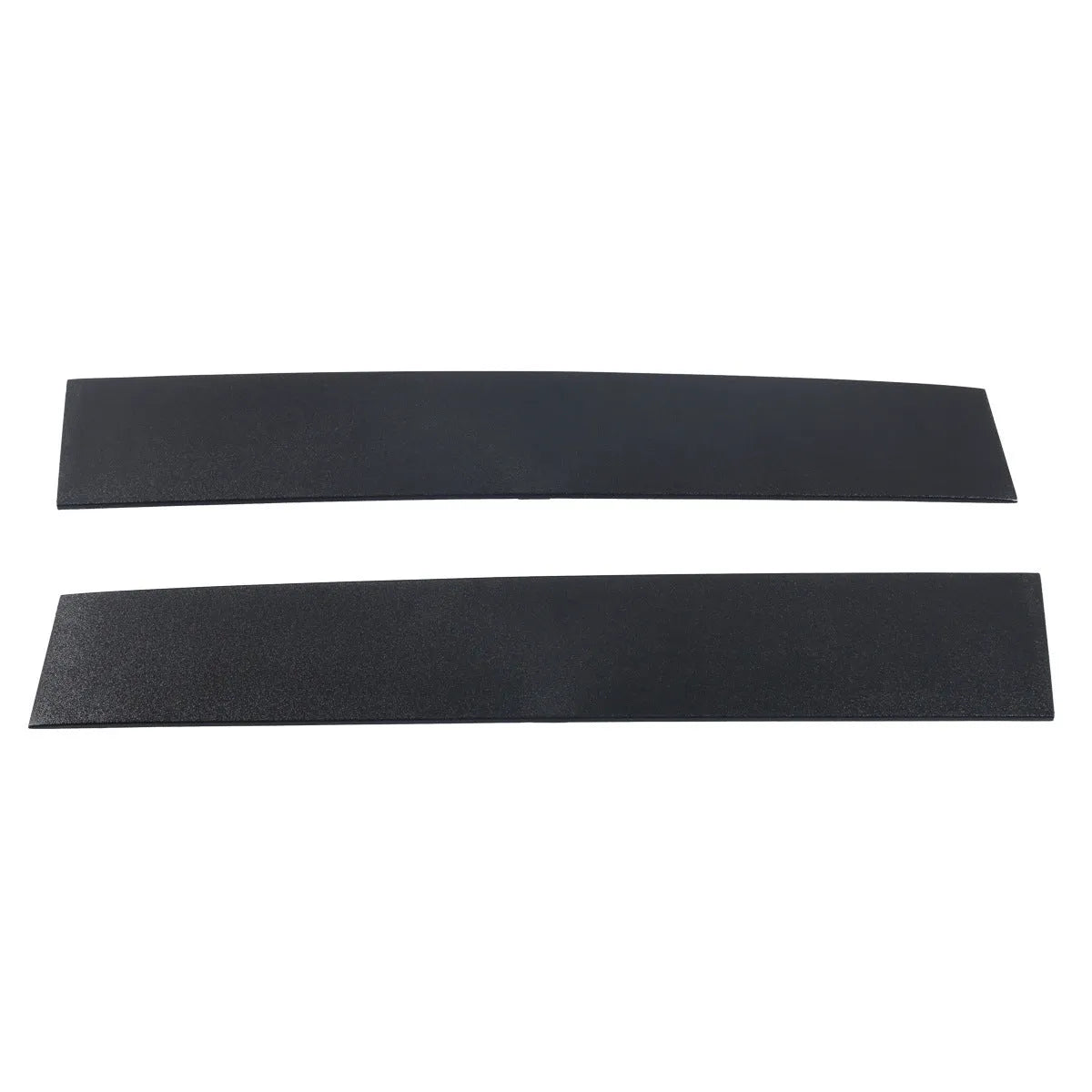 Car door glass trim strip 5020664AA 5020665AA for Dodge Caravan 2008-2020, black, 530mm x 83mm x 7mm, one pair