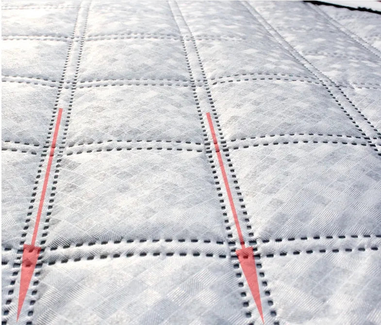 Car snow block aluminised film front windshield cover for frost guard and sun block