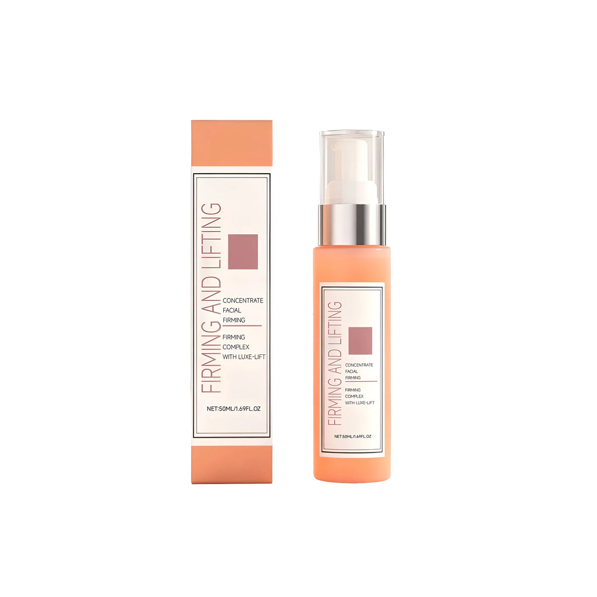 Firming facial concentrate 50ml essence with niacinamide, sodium hyaluronate, and acetyl tetrapeptides