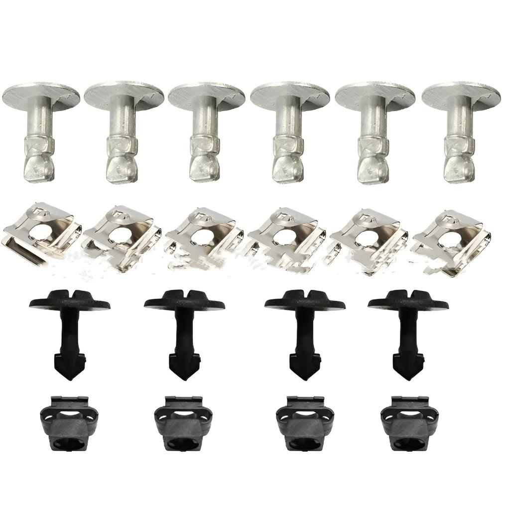 Set of 20 universal lower screws for Audi Volkswagen engine transmission cover.