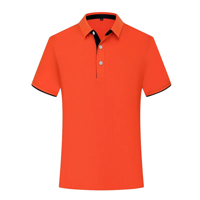 Unisex fruit waiter T-shirt in solid colour polyester, sizes S-4XL, thin pullover top for restaurant and leisure wear.