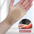 Skin colour soft wear-resistant sports fitness wristband for left or right hand wrist support during running cycling gym