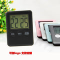 Digital kitchen timer with LCD display and magnetic back in black or white colour
