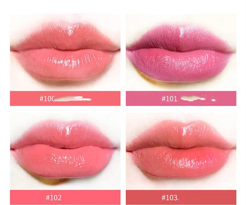 Matte lipstick in shade Highlight Salmon Pink with waterproof long-lasting formula and phytosterols