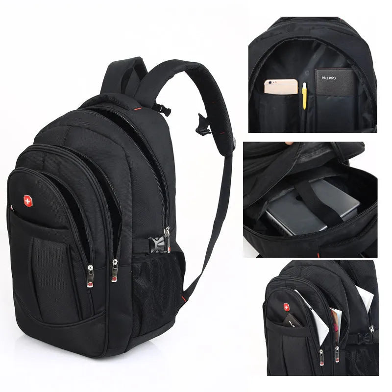 Custom-made notebook shoulder bag with double shoulder military knife design in three laptop sizes