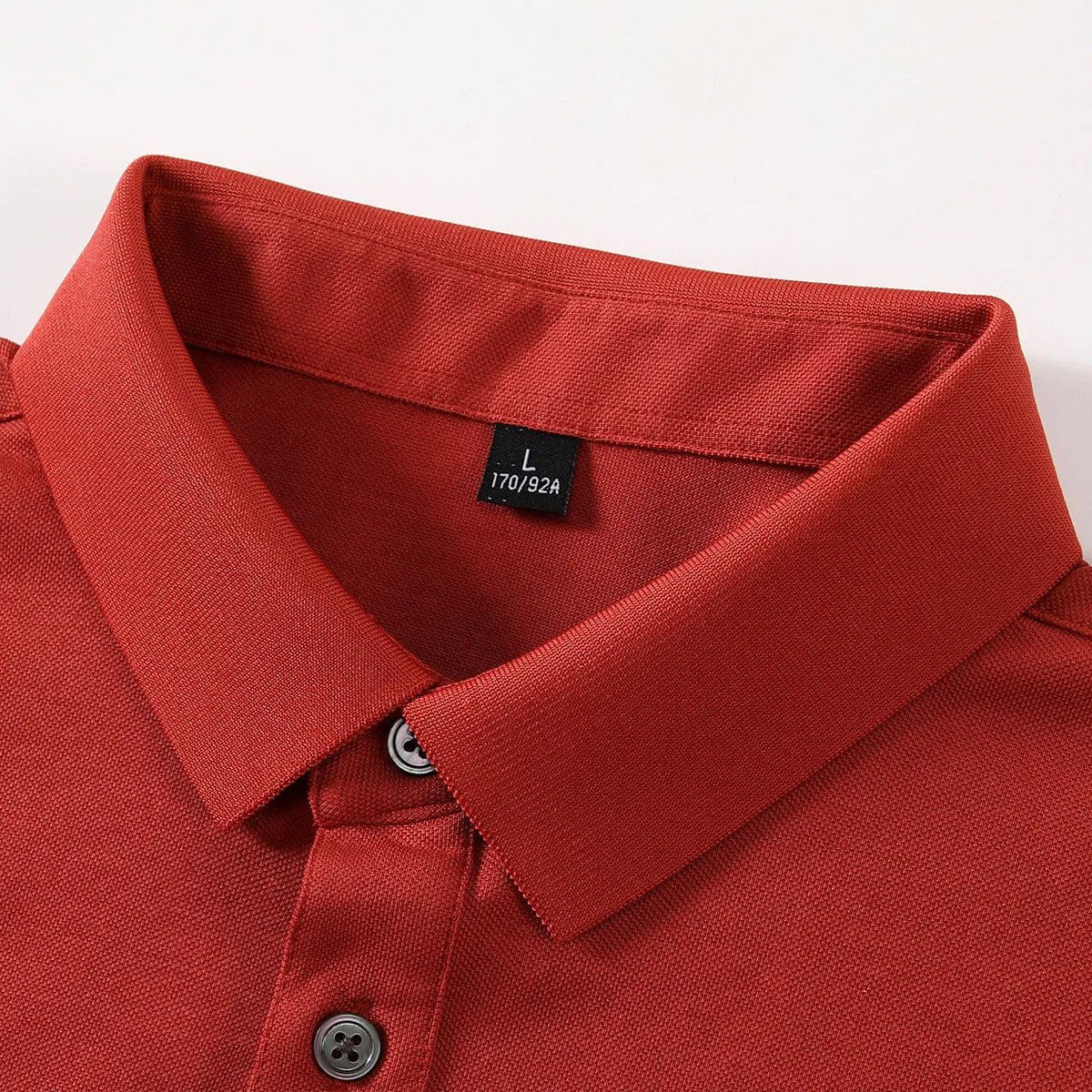 Short-sleeved lapel collar T-shirt in cotton mulberry silk blend fabric with mosaic detailing