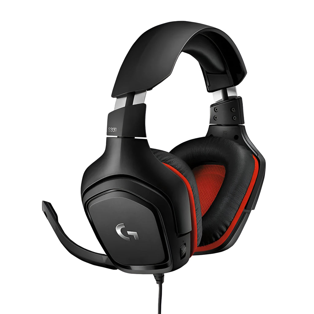 G331 stereo gaming headset in photo colour with microphone and 2m cable