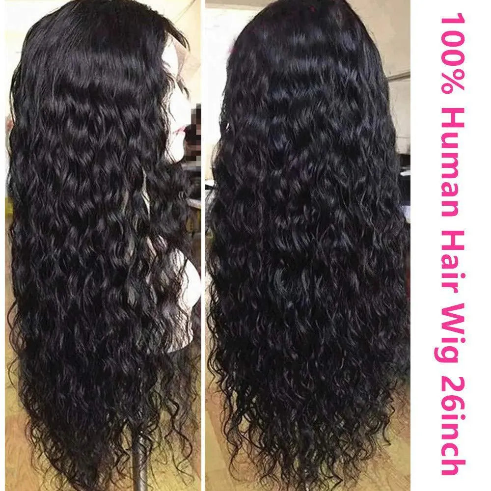 Front lace female straight hair wig in natural colour with 13x4 inch headcover, length 10-30 inches, soft and smooth texture