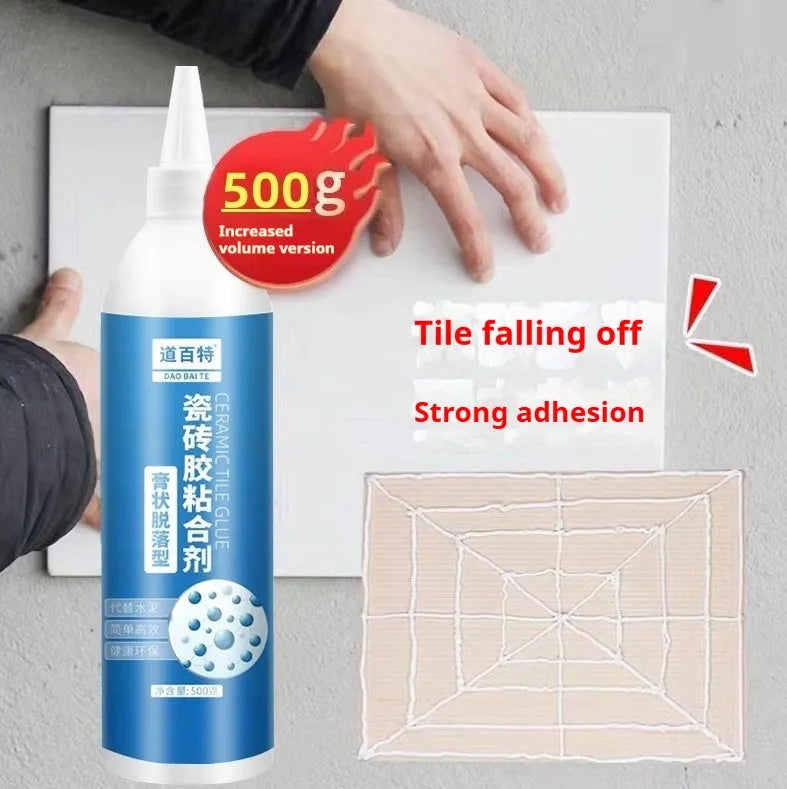 Tile adhesive injection repair strong adhesive in 280g, 360g, 500g capacities for shedding tile repair