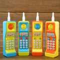 Children's battery-powered cartoon animal toy with sound and light functions for educational play.