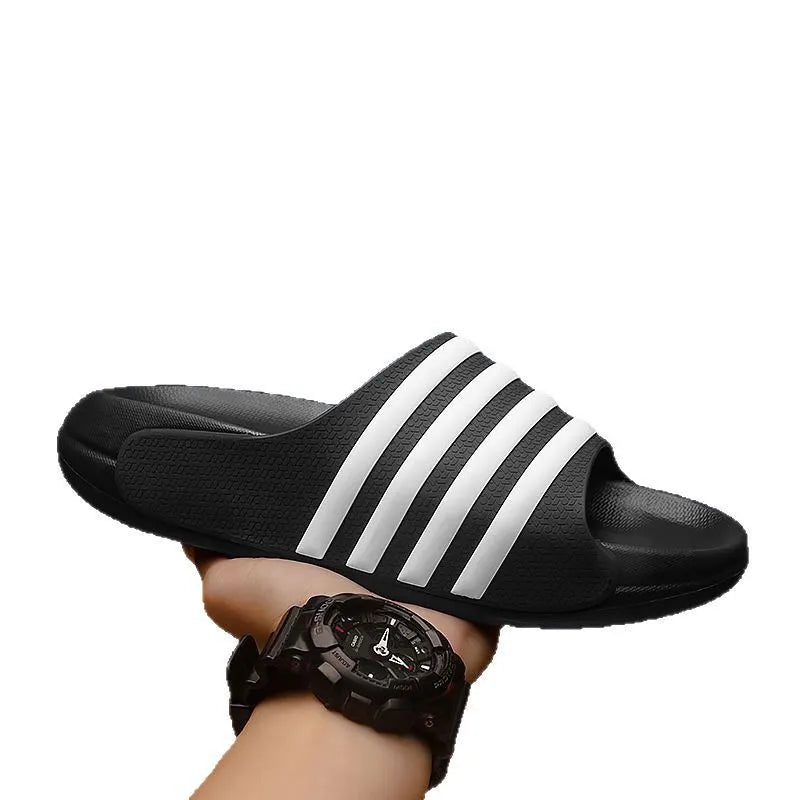 Unisex casual slippers with EVA sole and PVC upper in multiple colour options