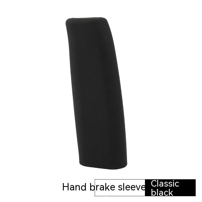 Silicone handbrake sleeve for cars in black, grey, beige, red and blue colours