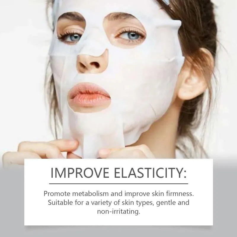 Bio Collagen True Deep Collagen overnight moisturizing anti-aging sheet mask with hyaluronic acid and Vitamin E