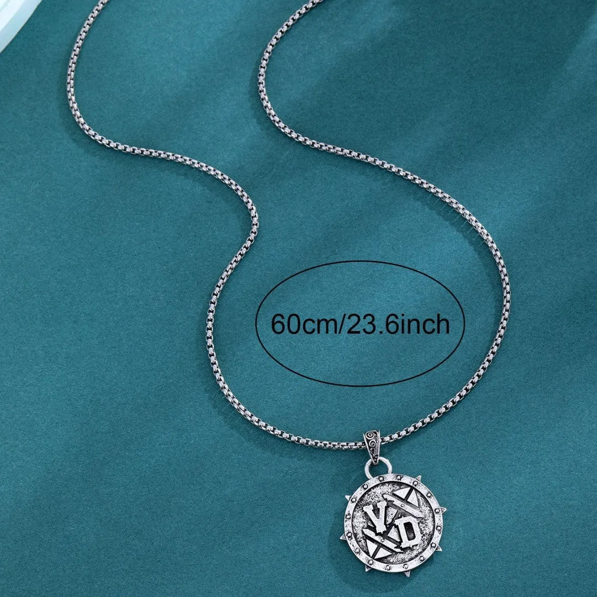 Personalized collarbone chain, stainless steel, 45cm, unisex hip hop necklace