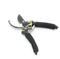 Garden shears with 50# steel Teflon coated blades, 200mm length, PVC handles, yellow or green.