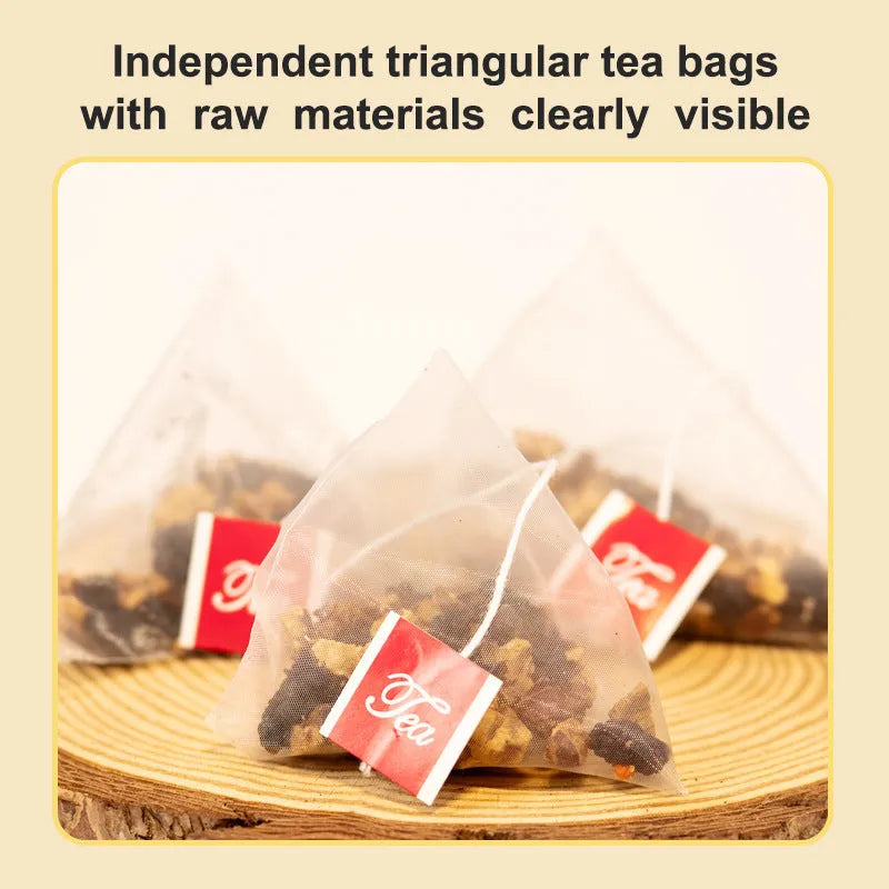 Ginseng Wubao Tea 5g x 20 pack transparent bag with sealwort maca mulberry red dates red goji