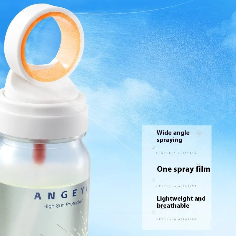 Crystal Sunscreen Spray SPF50 in 90ml spray bottle for military training UV protection