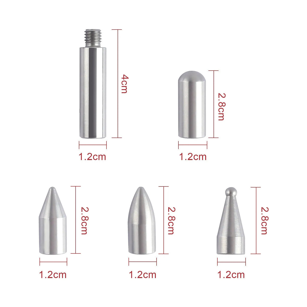 Three alloy steel car dent repair tools: hooks and a crowbar for vehicle body panel maintenance.